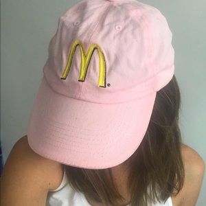 Light pink McDonald’s hat